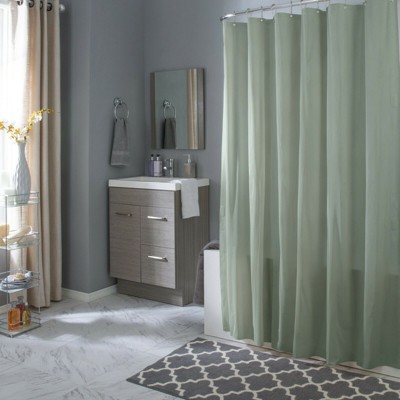 Hotel Collection Mold & Mildew Resistant Fabric Shower Curtain