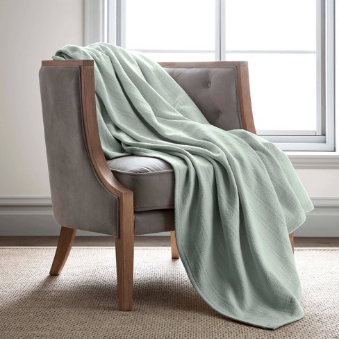 Full queen Cotton Bed Blanket Gray Mist Vellux Target