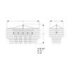 Vaxcel Elsa 5 - Light Pendant in  Satin Nickel - 2 of 2