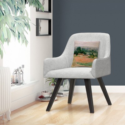 Monet Haystacks at Giverny 16" Square Polyester Throw Pillow