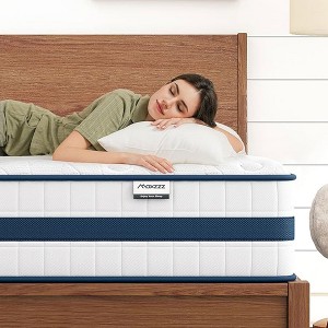 BAFODE Memory Foam Mattress in a Box, Cooling Copper Gel Mattress for Back Pain, Therapeutic Medium Fiberglass Free Mattress - 1 of 1