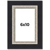 PosterPalooza | Photo Size Embellished Black Picture Frame - UV Acrylic, Foam Board Backing, Hanging Hardware - 2 of 4