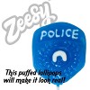 Zeesy Police Badge Lollipops – 12 Pack Blue Candy Suckers for Police Party Favors - 3 of 4