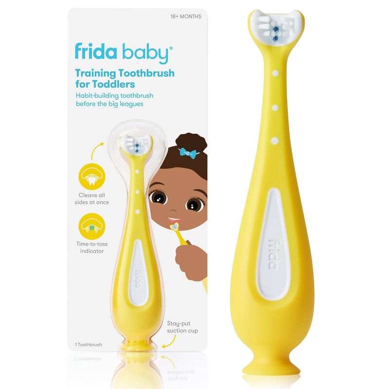 Frida Baby SmileFrida the ToothHugger Toothbrush for Toddlers - Extra Soft - 18Months, 1 of 12