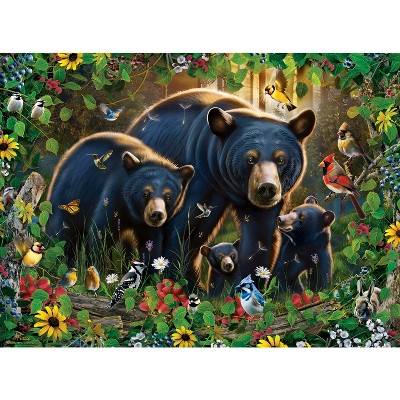 Mossy Oak Black Bears 100-Piece Nature Jigsaw Puzzle