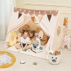 Etokfoks Kids Indoor Play Tent with Star Lights and Flags 53 x 47 x 41 Inch Spacious Playhouse for Boys and Girls Ages 4 to 8 1 Piece - 3 of 4