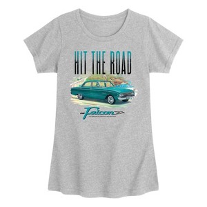 Girls' - Ford - Falcon Fitted Short Sleeve Graphic T-Shirt - 1 of 3