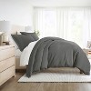 3 Piece Duvet Cover & Shams Set - Soft and Breathable, Double Brushed Microfiber, Wrinkle Free - Becky Cameron - 2 of 4