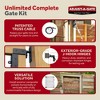 Adjust-A-Gate Unlimited Frameless Anti-Sag Gate Kit for Wood or Metal Gates, Fits Openings Up to 72" High and 84" Wide, Heavy-Duty Hardware Included - image 4 of 4