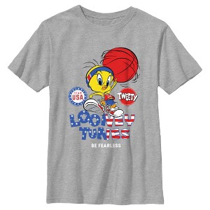 Boy's Team USA X Looney Tunes Tweety Be Fearless T-Shirt - 1 of 4