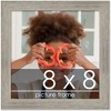 PosterPalooza | 8x8 Wide Barnwood Picture Frame, UV Acrylic, 6 Finishes - Grey, Brown, White, and Black - 2 of 4