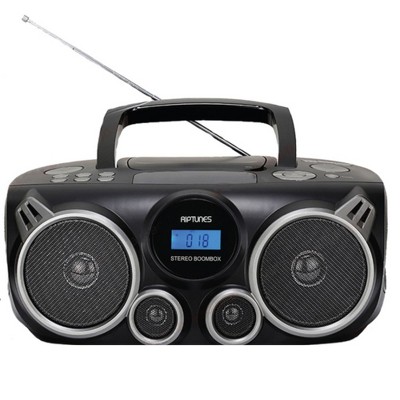 Qfx® J-220bt 9-watt Retro-style Portable Cassette Player Boombox