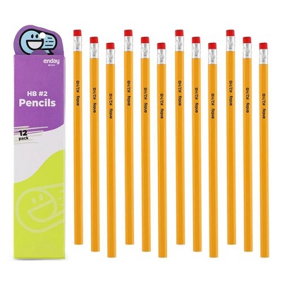 Enday #2 Yellow Pencil, 12 Pack