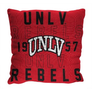 NCAA UNLV Runnin' Rebels Stacked Woven Pillow - 1 of 3