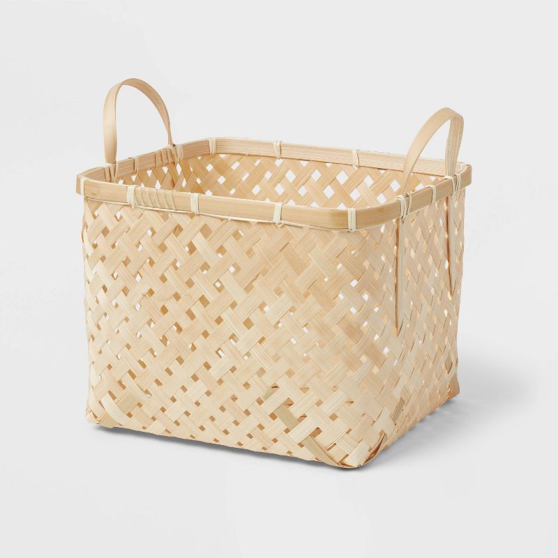 Woven Bamboo Basket - Brightroom&#8482;, 1 of 5
