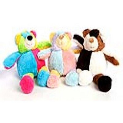 Multipet DMP Beau Bear Plush Dog Toy - Colors Vary