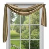 GoodGram Royal Ombre Crushed Semi Sheer Complete 3 Pc. Window Curtains & Scarf Set - 2 of 3