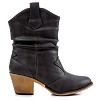 Charles Albert Women's Modern Western Cowboy Distressed Boot with Pull-Up Tabs in Grey Size 11 - 2 of 4