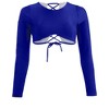 VENUS Womens Lace-Up Rash Guard Top - 4 of 4