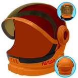 Orange Astronaut Helmet with Movable Visor