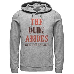 Men's The Big Lebowski The Dude Abides Pull Over Hoodie - 1 of 3