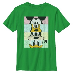 Boy's Disney Mickey & Friends Cropped Portraits T-Shirt - 1 of 4