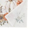 Saro Lifestyle Harvest Delight Pumpkin Table Runner, White, 16" x 72" - 2 of 3