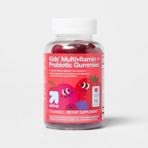 Kids' Multivitamin + Probiotic Gummies - 70ct - up&up™ - 1 of 4