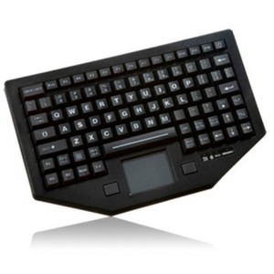 Panasonic iKey Sealed Rubber Backlit USB Keyboard Red Backlit SL-86-911-TP-USB-P - 1 of 1