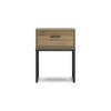 Signature Design by Ashley Deanlow 1 Drawer Nightstand, Honey Brown - 2 of 4