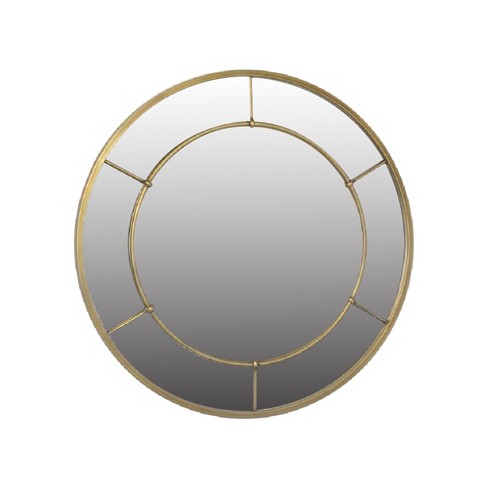 Decorative Wall Mirror Brass, Round Decorative Wall Mirror Brass Target