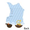 Big Dot of Happiness Construction Truck - Shaped Fill-in Invitations - Baby Shower or Birthday Party Invitation Cards with Envelopes - Set of 12 - 3 of 4