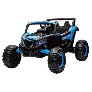 24V Kids Ride-On Utv Car – Battery-Powered Electric Vehicle with Remote Control, Spring Suspension - 1 of 4