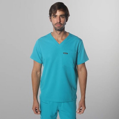 Members Only Men's Brighton V-Neck Scrub Top