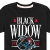 Boys' - Marvel - Black Widow Collegiate Short Sleeve Graphic T-Shirt - 2 of 4