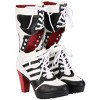 HalloweenCostumes.com Women's Harlequin High Heel Costume Boots - image 3 of 4