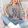 Simply Sage Market Women's Reindeer Stacked Short Sleeve Garment Dyed Tee - 3 of 4