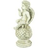 Northlight 18" Cherub Angel Sitting on Finial Outdoor Garden Statue - 4 of 4