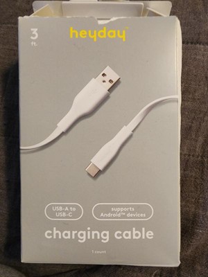 3' Usb-c To Usb-a Flat Cable - Heyday™ Soft Purple : Target