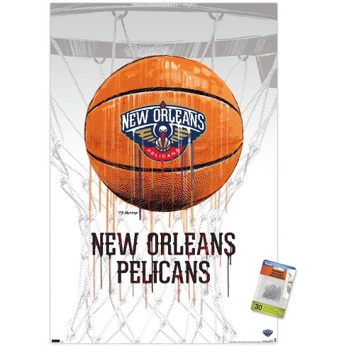 Trends International Printed New Orleans Saints Poster, 22.37 x