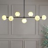 Melesa 7 Light 53" Chandelier - CHA3000 - Black/Multi - Safavieh - 4 of 4