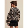 Women's Vintage Flower Crewneck Sweater - Listicle - 3 of 3