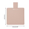 Unique Bargains Durable Square Makeup Mirror 1 Pc Light Pink - 2 of 4