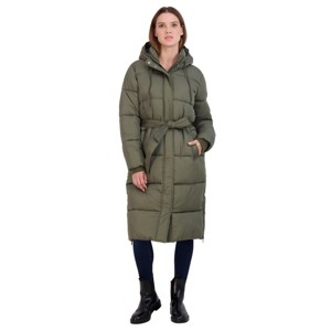 Women's Long Puffer Jacket Coat with Hood - S.E.B. By SEBBY - 1 of 4