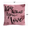 Abc Art 16 X 16 Decorative Throw Pillow by Trademark Fine Art - 4 of 4