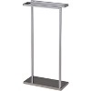 Kings Brand Furniture - 3 Tier Chrome Metal Freestanding Towel Rack Stand for Bathroom, Bedroom, Laundry Room - 2 of 3