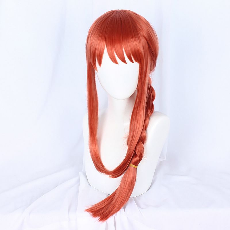 Unique Bargains Women's Wigs 28" Red with Wig Cap Long Hair, 2 of 7