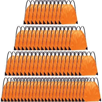 Bulk Drawstring Bags for Party Favors, Lightweight Sackpacks for Gym, School Events, Team Sports & Giveaways