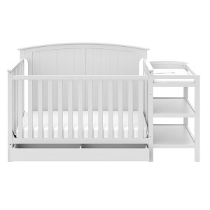 Storkcraft Steveston 5-in-1 Convertible Crib and Changer with Drawer - 1 of 4