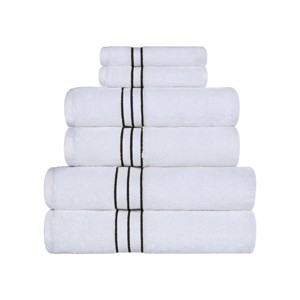 Premium Cotton Solid Plush Heavyweight Hotel Luxury Towel Set by Blue Nile Mills - 1 of 4